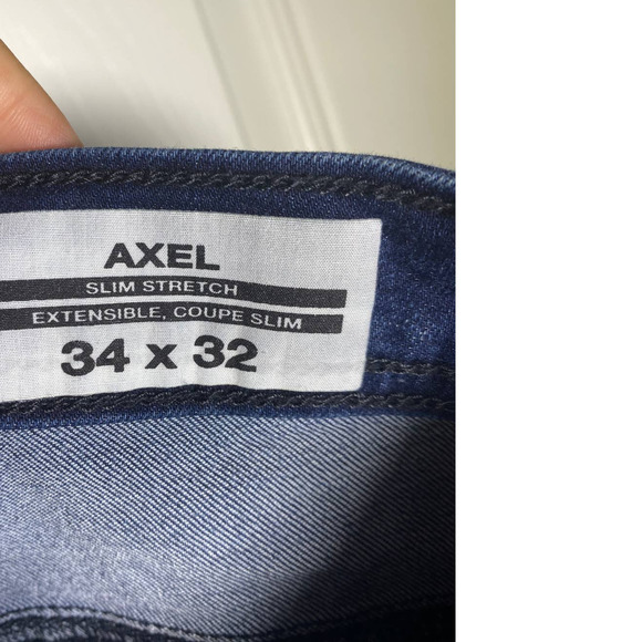 Buffalo David Bitton Axel Mens size 34x32 dark wash Slim Stretch Jeans - Picture 9 of 9